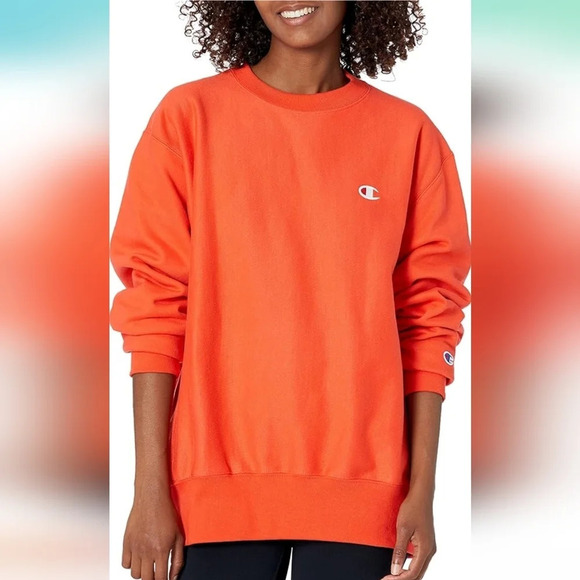 Champion Women's Reverse Weave Boyfriend Sweater XS - Picture 1 of 5